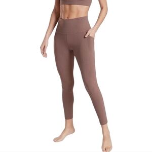 Athleta Salutation Stash Tight Women's Medium Brown